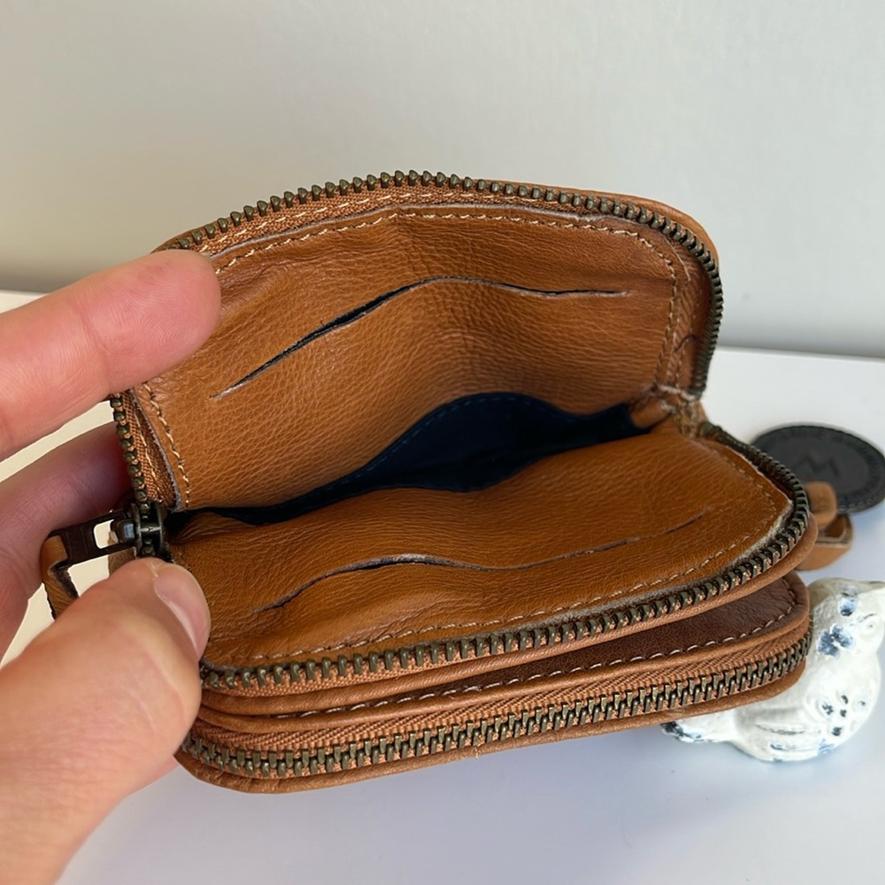 Wanderers Genuine Leather Zipped Card Case - Picture 6 of 12